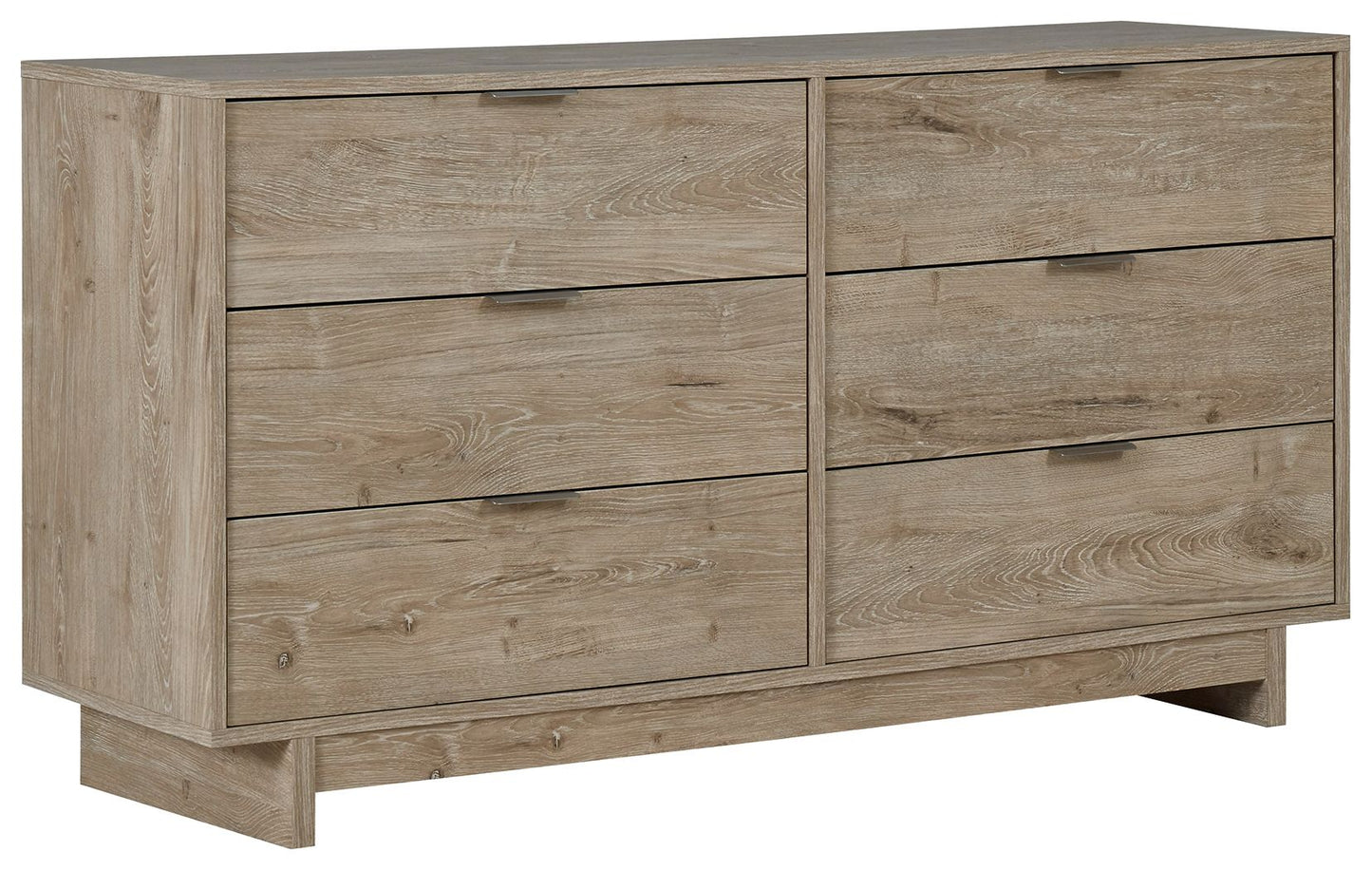 Oliah - Six Drawer Dresser - 31'' Height - Beige