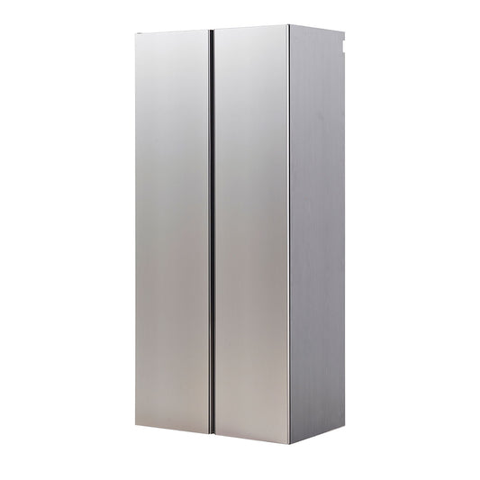 Nova Series - Wall Mounted Wood Utility Storage Garage Cabinet With Soft Closing Doors - Dark Gray