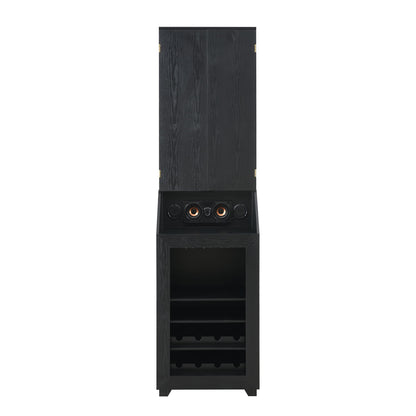 Hurricanes - Dartboard Cabinet With Speaker And LED - Black
