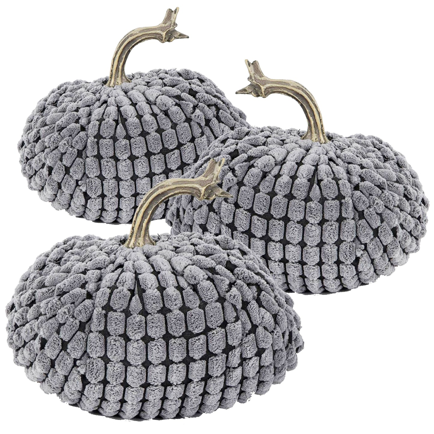 Chenille Weighted Pumpkin Ornament Decor For Holiday Harvest Festival Fall Festival & Thanksgiving
