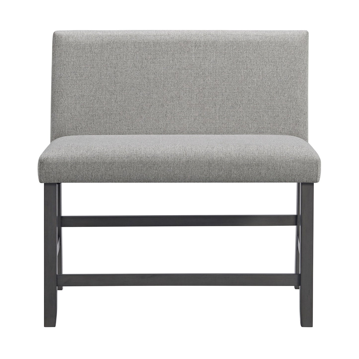 Seneca - Counter 3 Piece Corner Fabric Bench - Gray