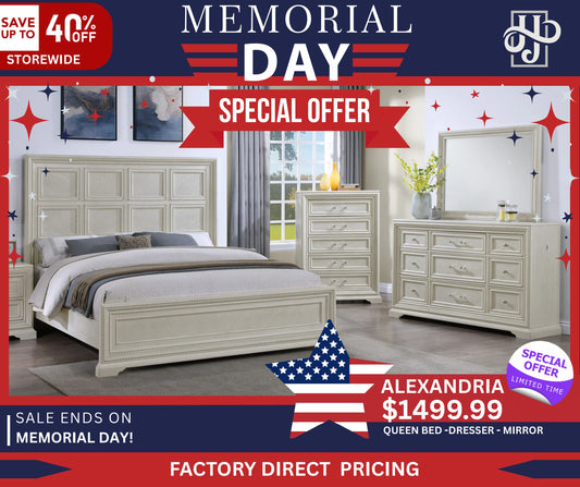 Alexandria Bedroom Set - Memorial Day Sale