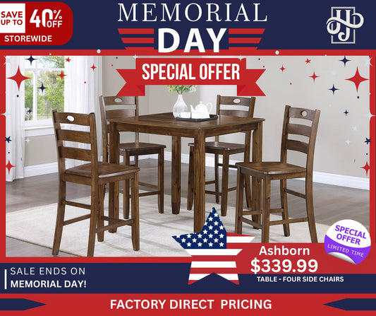 Ashborn Dining Set - Memorial Day Sale