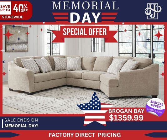 Brogan Bay Sectional - Memorial Day Sale