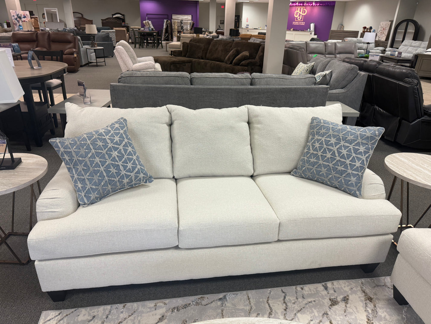 Linen Sofa & Loveseat