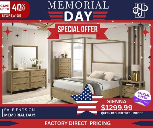 Sienna Bedroom Set - Memorial Day Sale