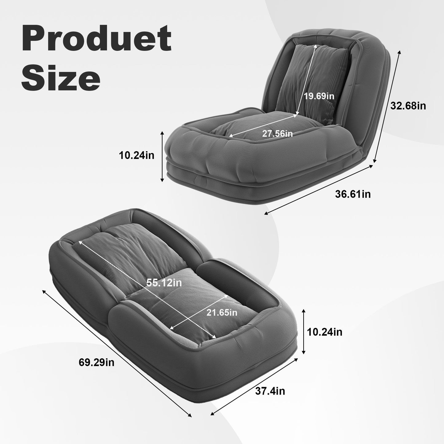 Upholstered Human Dog Bed For Adults And Pets