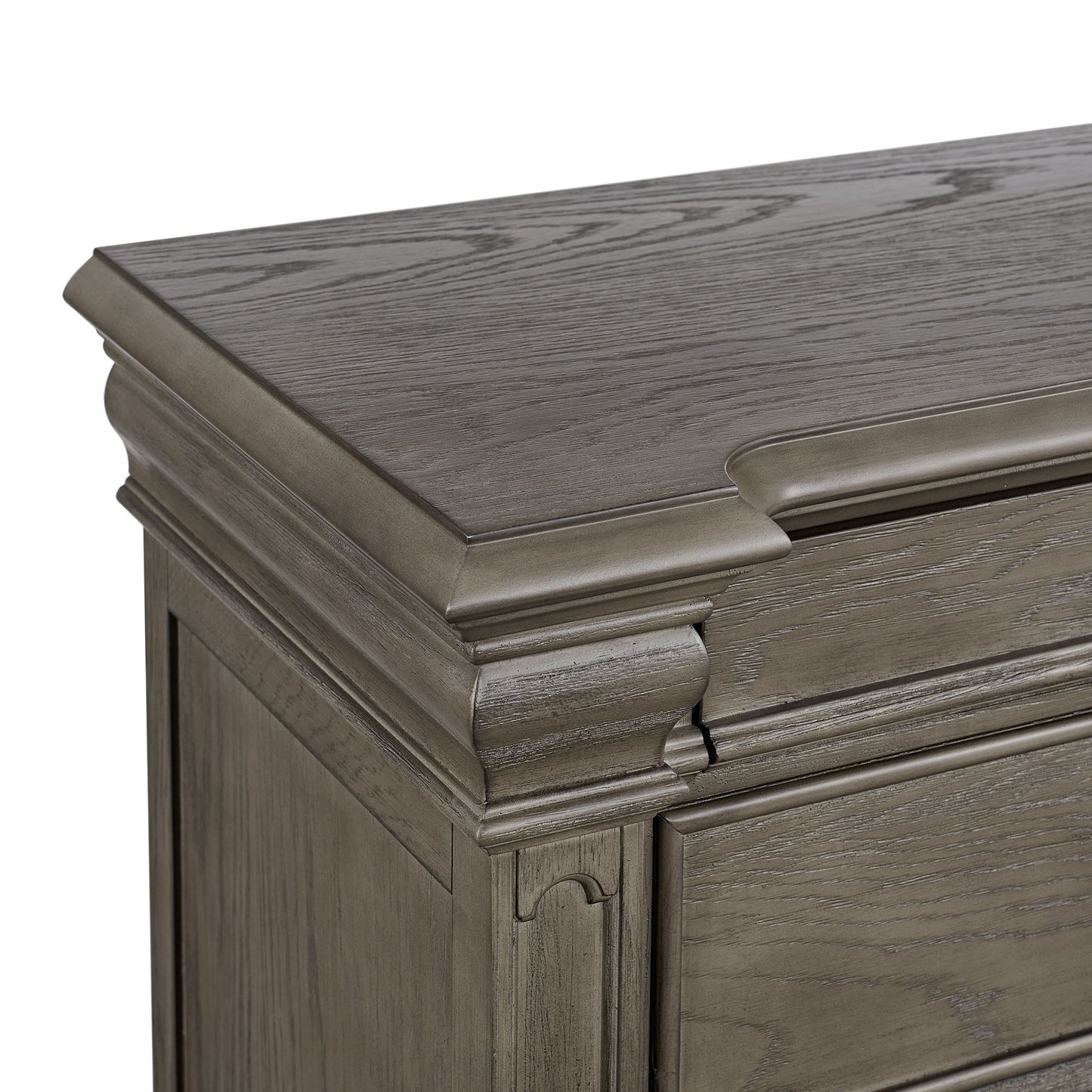 Kings Court - 7-Drawer Door Chest - Gray