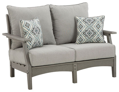 Visola - Loveseat w/Cushion - Gray