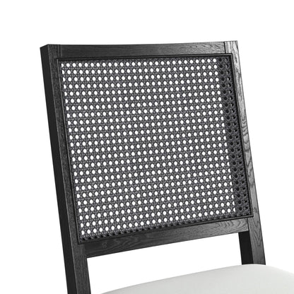 Bahama Breeze - Fabric Dining Chair (Set of 2) - White / Black