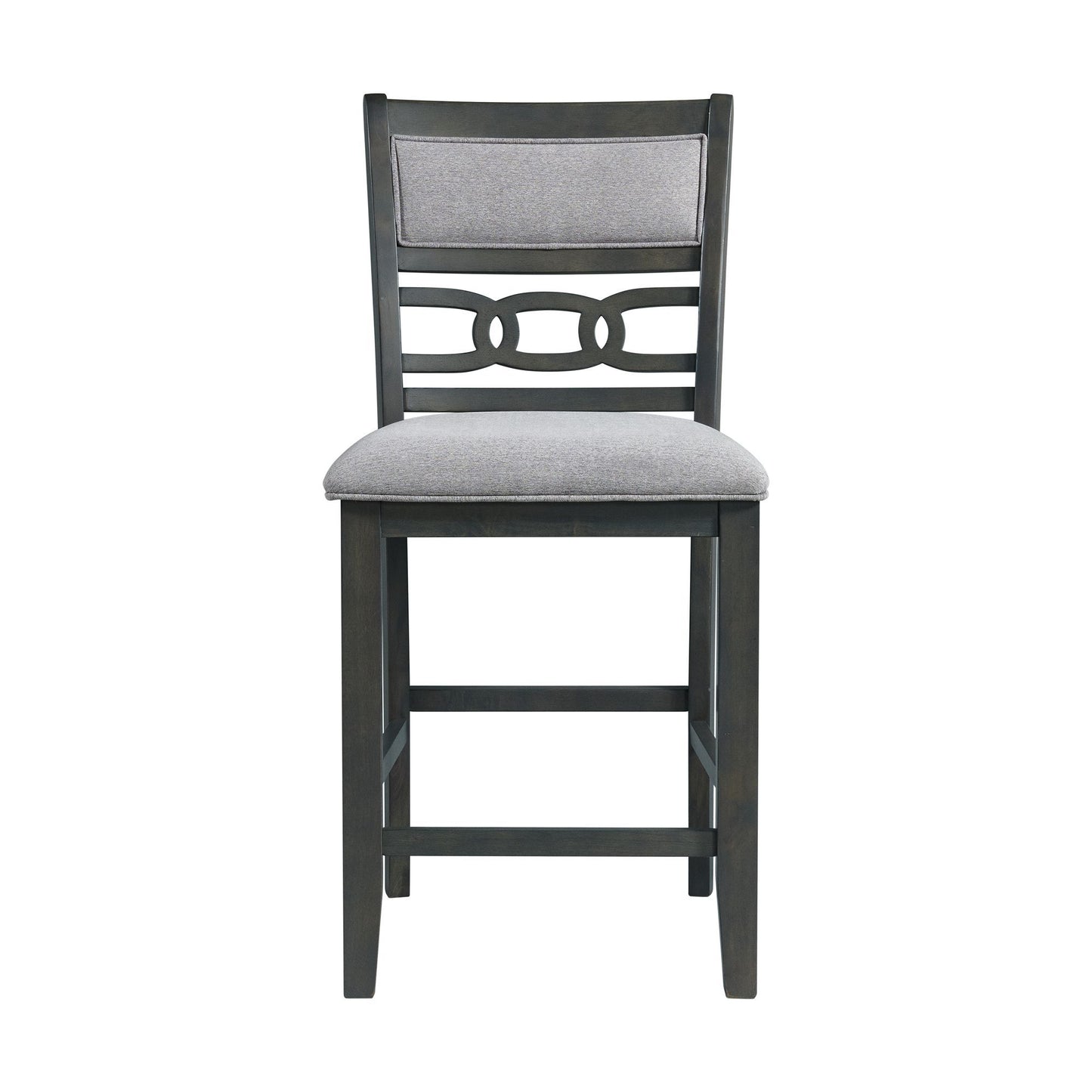 Amherst - Counter Side Chair With Fabric Cushion (Set of 2) - Gray Finish
