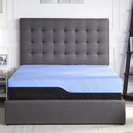 Refresh - 12" Hybrid Cooling Gelcare Memory Foam And Coil Mattress