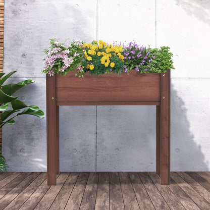 Raised Garden Bed With Legs, Elevated Planter Box For Outdoor Plants