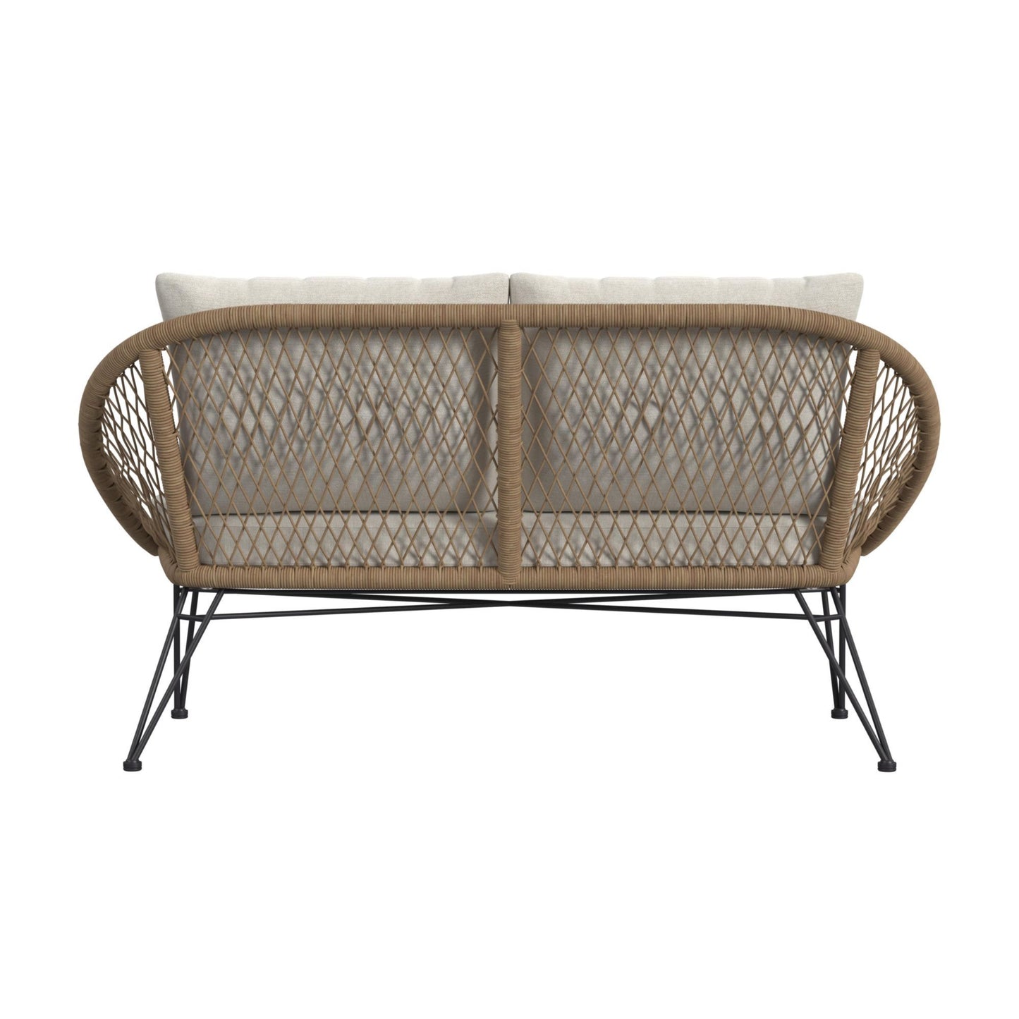 Grace - 4 Piece Outdoor Seating Set - Beige / Natural