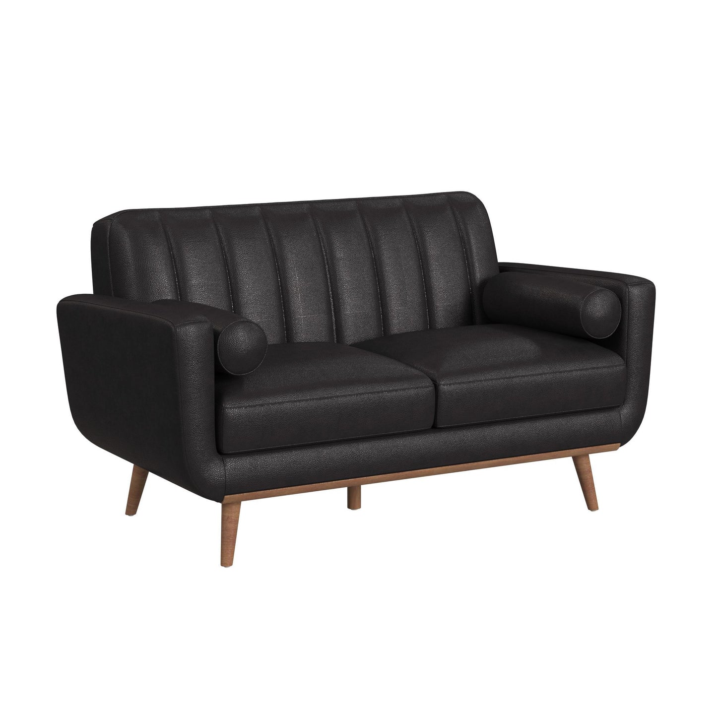 Horizon - Loveseat With Wood Front 2 Pillows