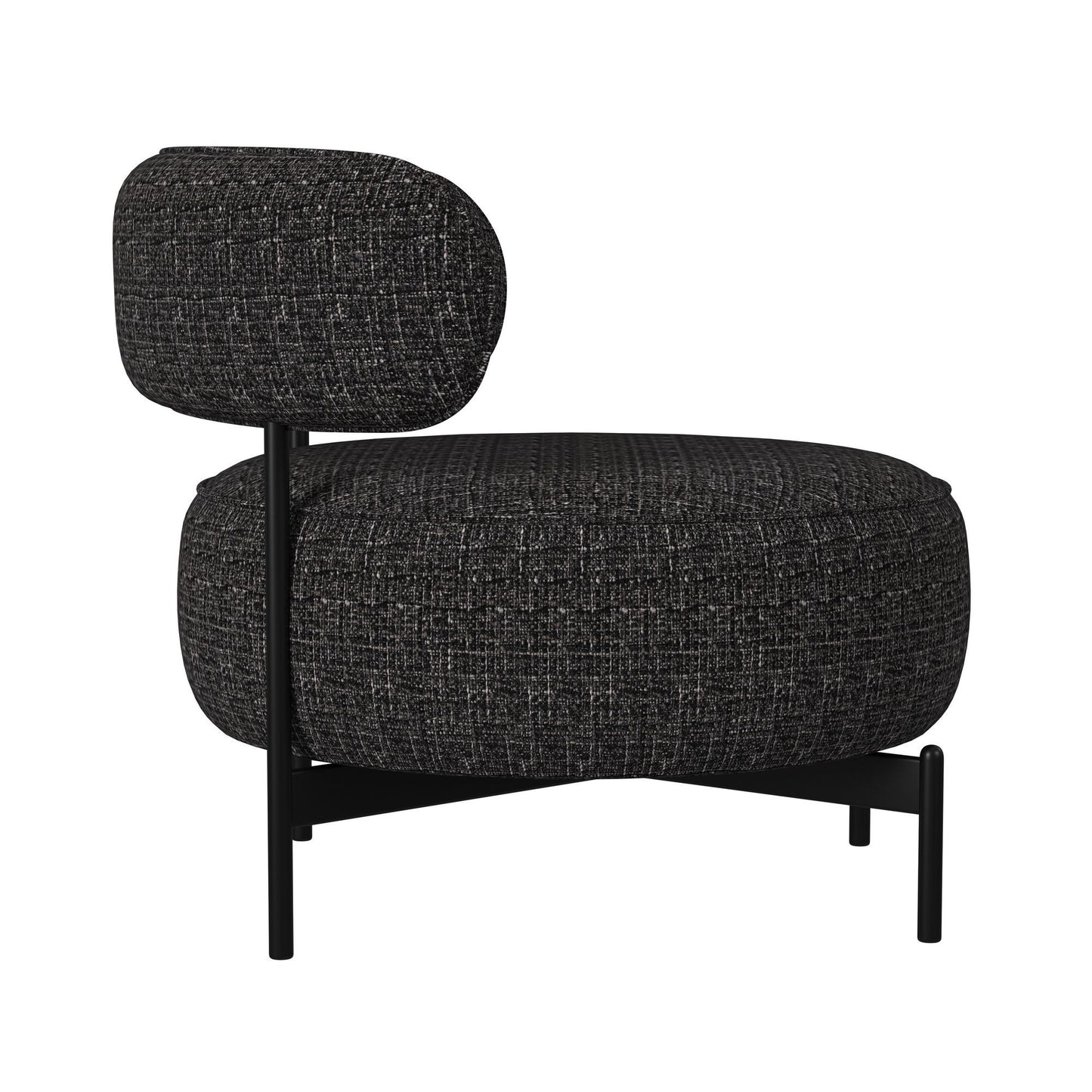 Antonia - Swivel Chair - Heron Black