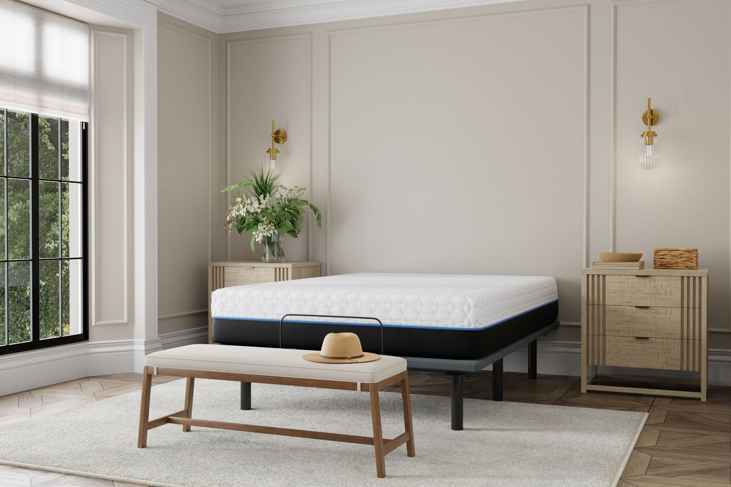 Copper Lux - 12" Soft Memory Foam Mattress With Phase Change Cooling Fabric