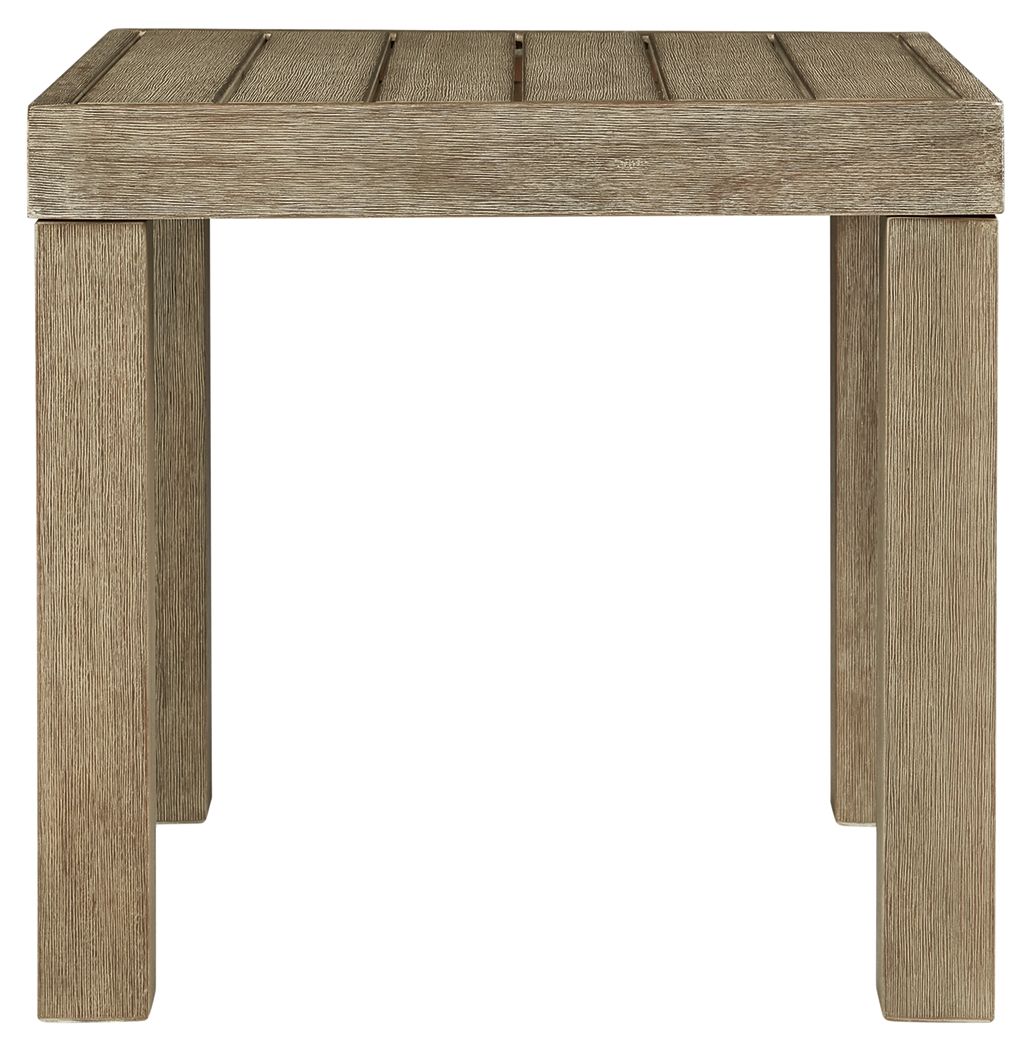 Silo Point - Square End Table - Brown