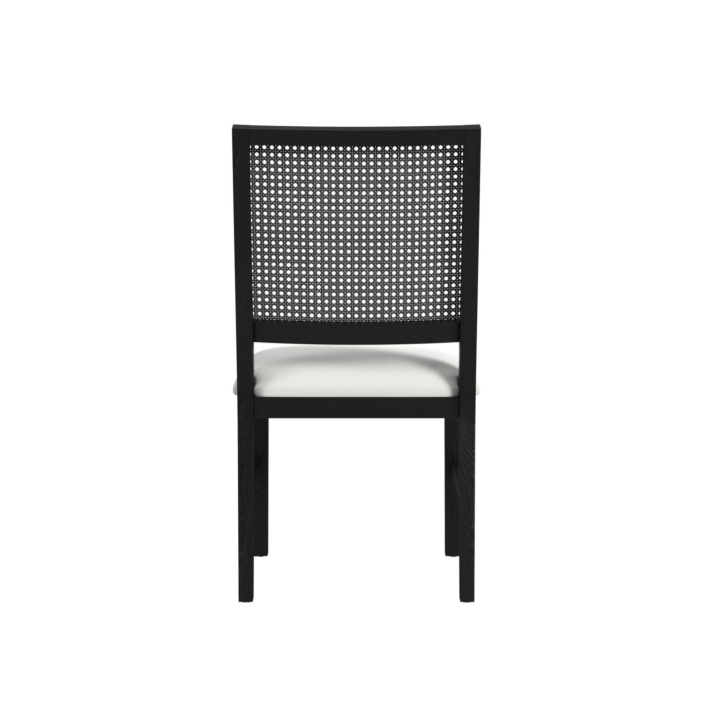 Bahama Breeze - Fabric Dining Chair (Set of 2) - White / Black