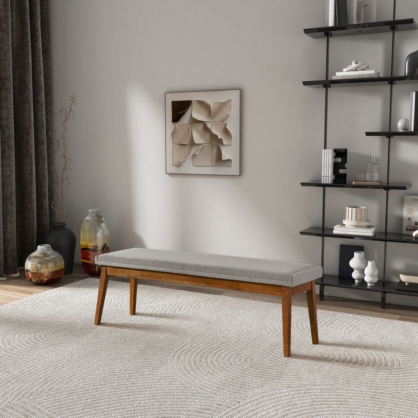 Warren - Bench - Ash Gray