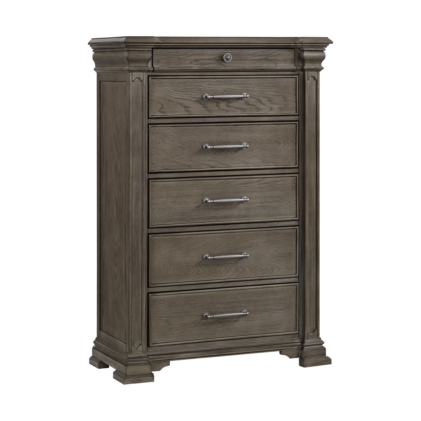 Kings Court - 6-Drawer Chest - Gray