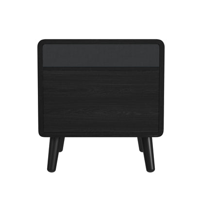 Halo - Square Smart End Table - Black