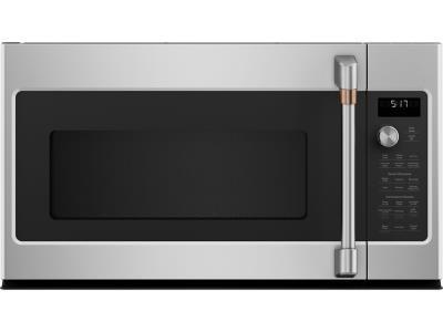 GE CAFE 1.7 Cubic Foot Over-the-Range Microwave Stainless Steel