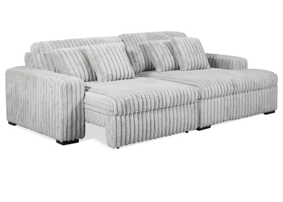 Manwah Presley - LAF Loveseat Chaise - Fog