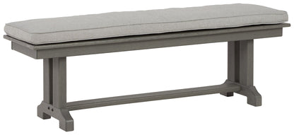 Visola - Bench with Cushion - Gray